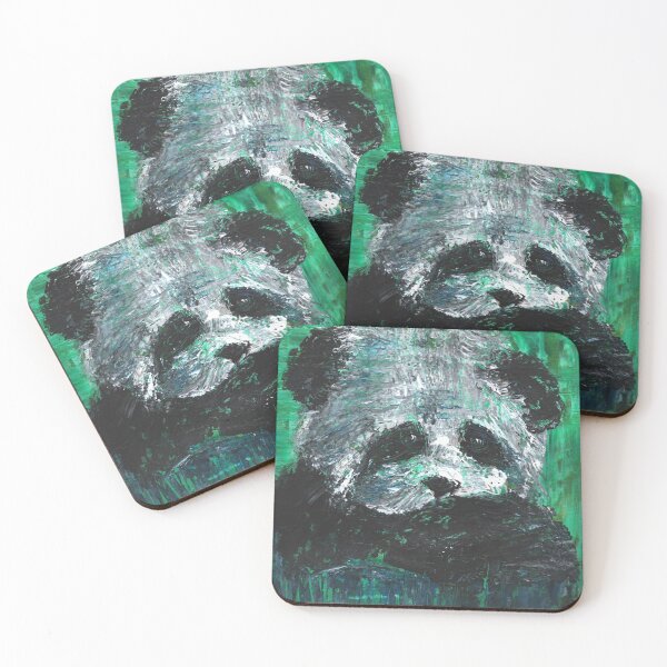 Item preview, Cute sad panda cub oil painting designed and sold by Sanscapes.