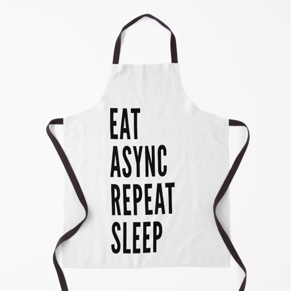 Item preview, Eat. Async. Repeat. Sleep. white designed and sold by ArtsySue.