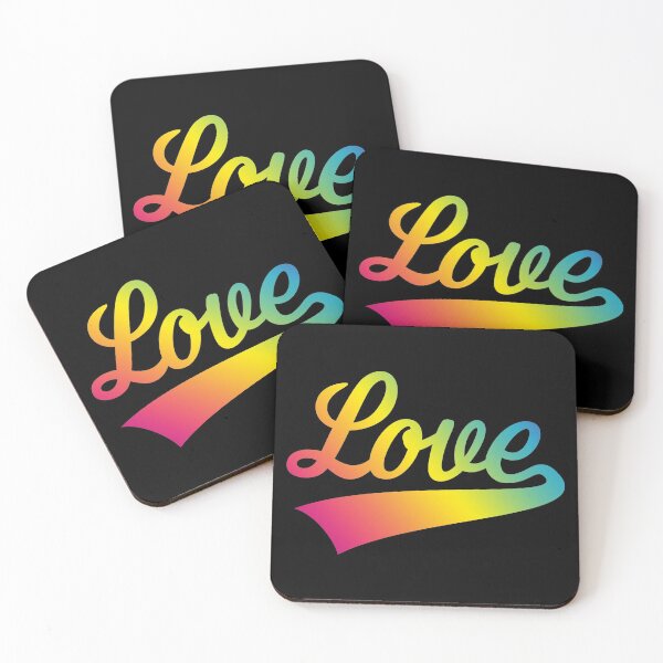 Item preview, Love (Lettering / Rainbow Colors) designed and sold by MrFaulbaum.
