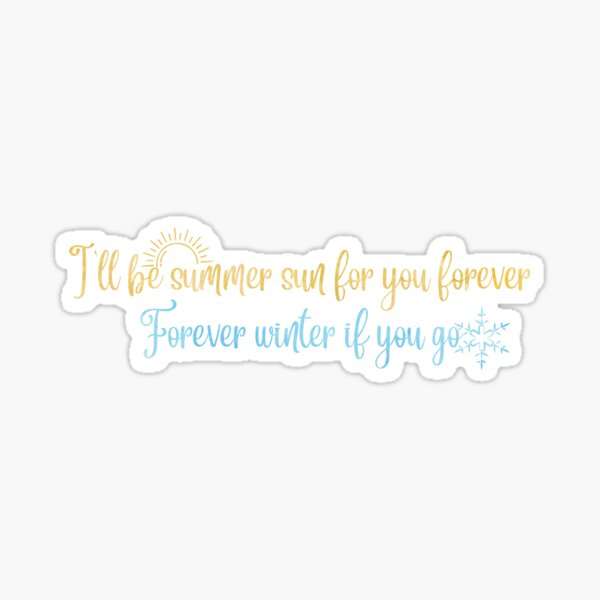 I knew you were trouble taylor's version cute lyrics Sticker for Sale by  Phiiilo