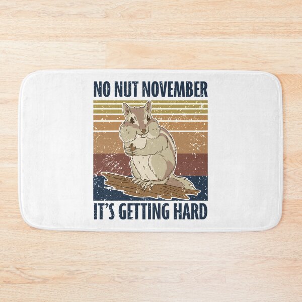 Item preview, Funny Chipmunk Adult Humor Retro No Nut November designed and sold by bunenebun.