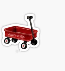 radio flyer stickers redbubble radio flyer sticker