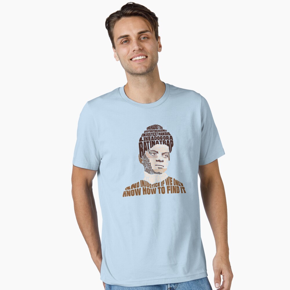 Vista previa del artículo con la obra «Camiseta esencial», diseñado y vendido por GRAFIKA65.