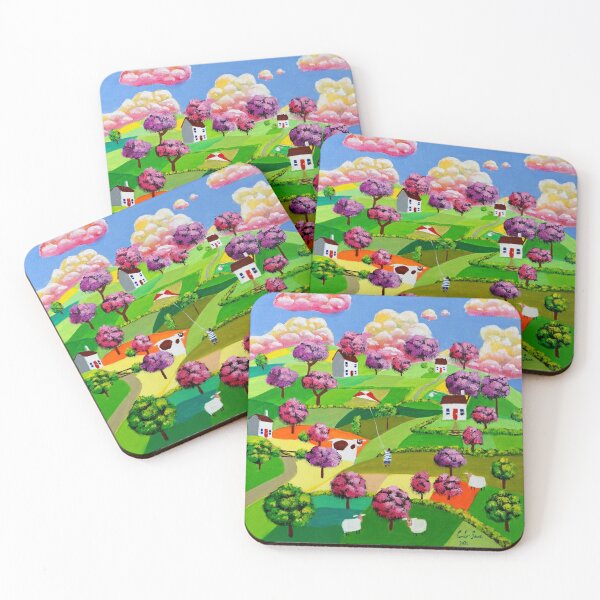 Item preview, Heart of trees Naive art designed and sold by GORDON BRUCE ART.