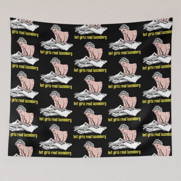 Item preview, Hot Girls Read Rosa Luxemburg designed and sold by RevolutionInPaint.