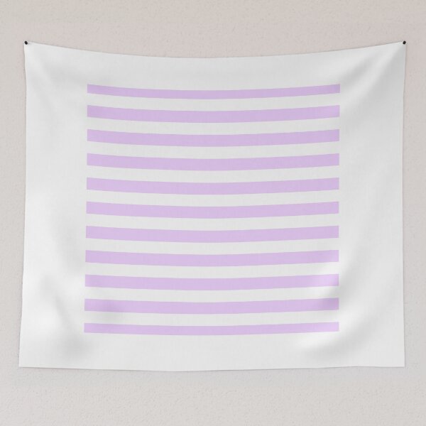 Item preview, Horizontal Lines | Lilac Purple and White designed and sold by WordsToArt.