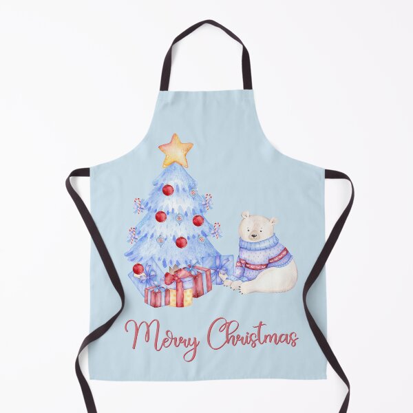 Item preview, Watercolour Christmas Polar Bear designed and sold by purplevamp.