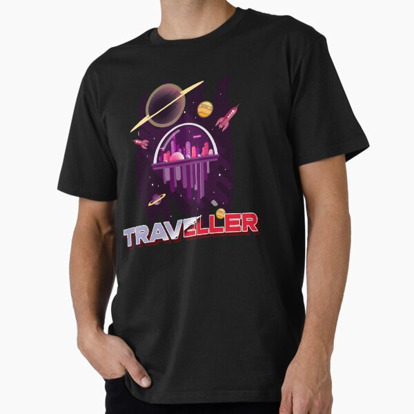 Item preview, Star Traveller RPG Space Travel Poster Ad Retro Futurism Parody Design designed and sold by Candlewood Museum & Gift Shoppe.