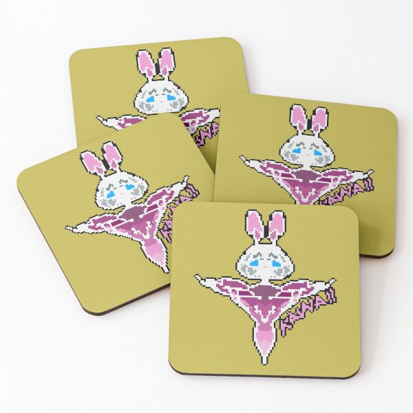 Item preview, Retro pixel kawaii bunny rabbit bunny princess designed and sold by emm-j.