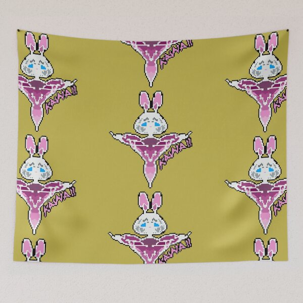 Item preview, Retro pixel kawaii bunny rabbit bunny princess designed and sold by emm-j.