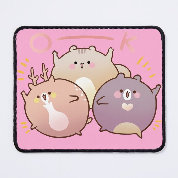 Vista previa del artículo con la obra «Gatos gordos y lindos de anime kawaii», diseñado y vendido por LiquidNeko.