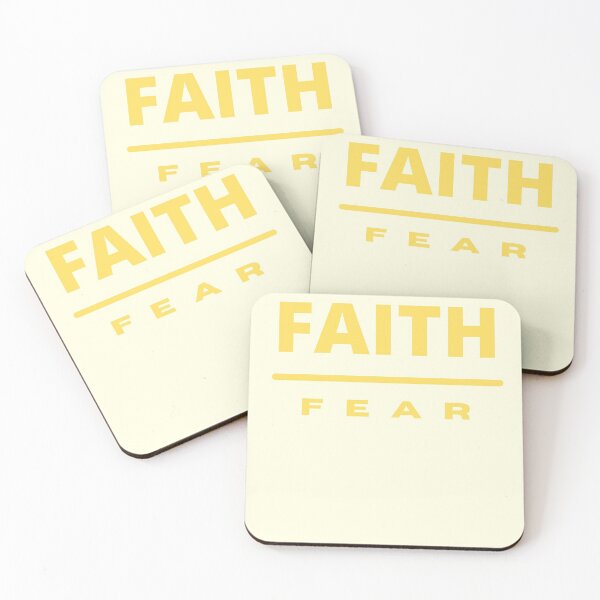 Item preview, Faith Over Fear | Yellow on Yellow designed and sold by WordsToArt.