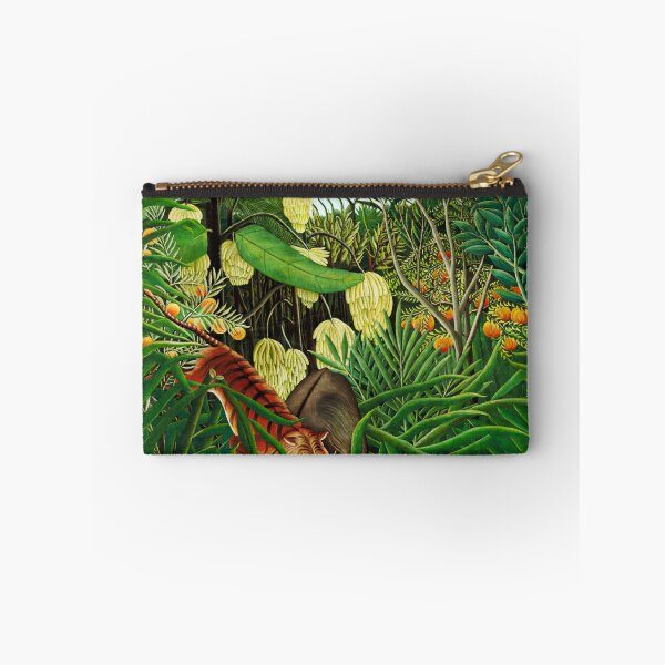Item preview, Fight between a Tiger and a Buffalo - Henri Rousseau designed and sold by brushandframes.