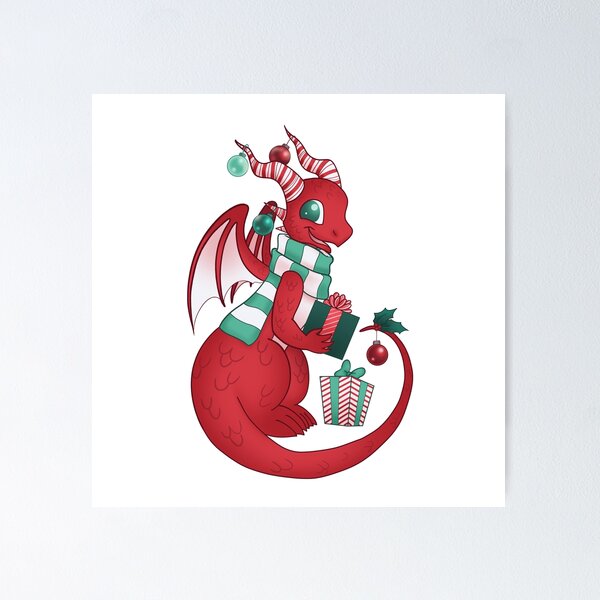 Item preview, Christmas Dragon 2021 designed and sold by Redhead-K.