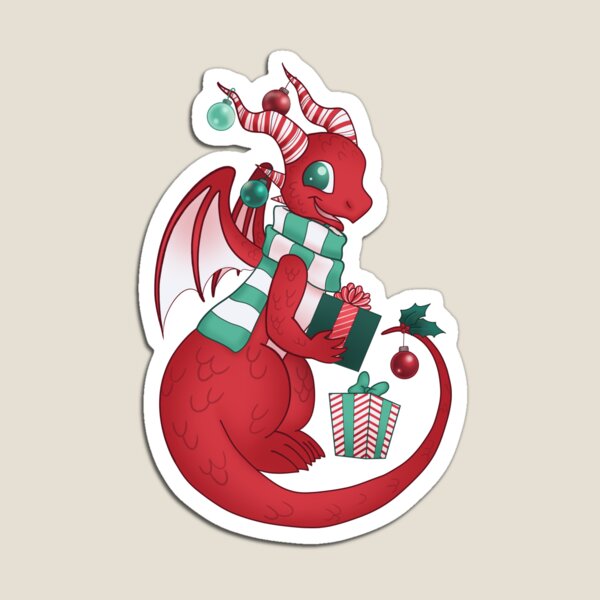 Artikelvorschau, Weihnachtsdrache 2021 entworfen und verkauft von Redhead-K.