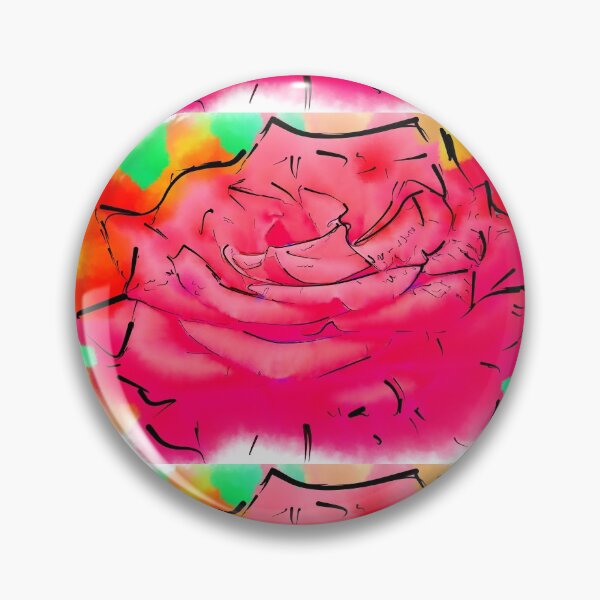 Item preview, Soft Red Rose Bloom In Abstract Watercolor designed and sold by KirtTisdale.