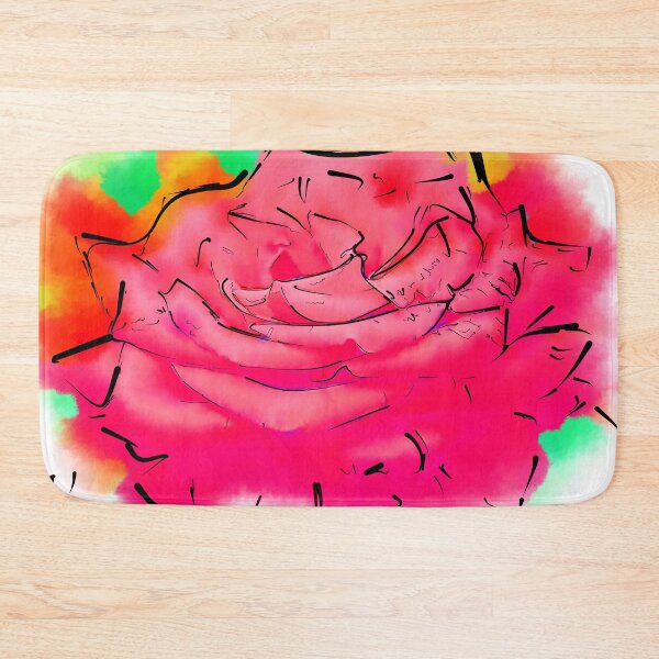 Item preview, Soft Red Rose Bloom In Abstract Watercolor designed and sold by KirtTisdale.