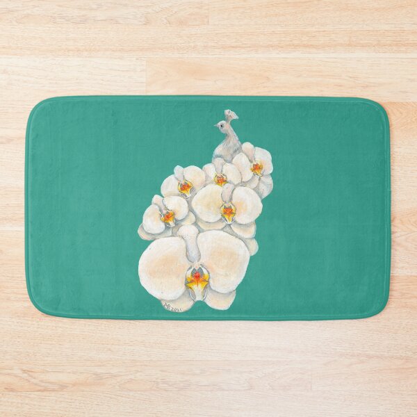 Artikelvorschau, White peacock with orchid tail entworfen und verkauft von MariaY25.