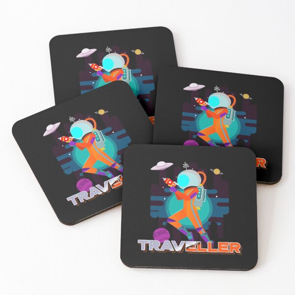 Item preview, Star Traveller RPG Space Travel Poster Ad Retro Futurism Parody Design designed and sold by Candlewood Museum & Gift Shoppe.
