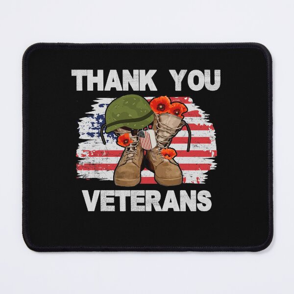 Item preview, Thank You Veterans Combat Boots Flower Veterans Day designed and sold by Dressed For Duty.