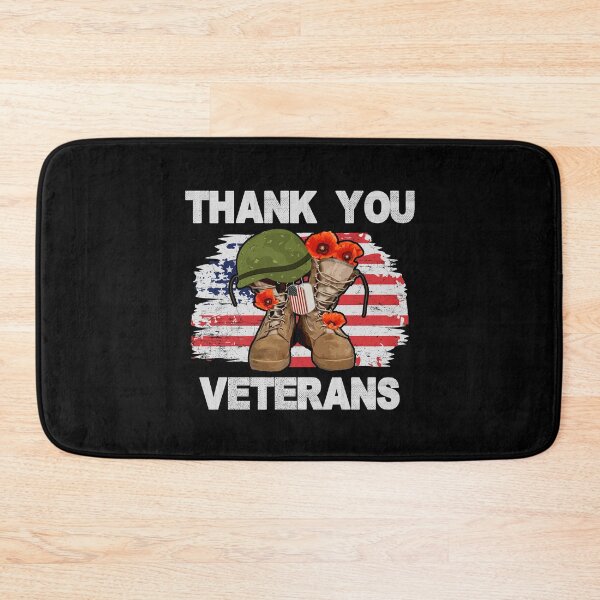 Item preview, Thank You Veterans Combat Boots Flower Veterans Day designed and sold by Dressed For  Duty.