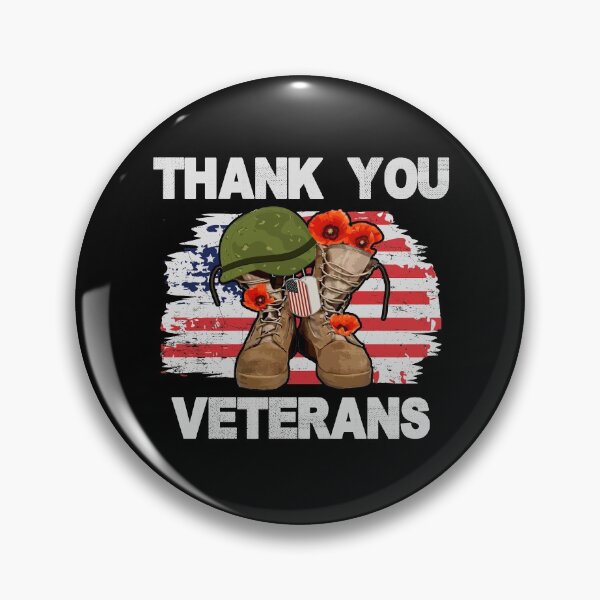 Item preview, Thank You Veterans Combat Boots Flower Veterans Day designed and sold by Dressed For  Duty.