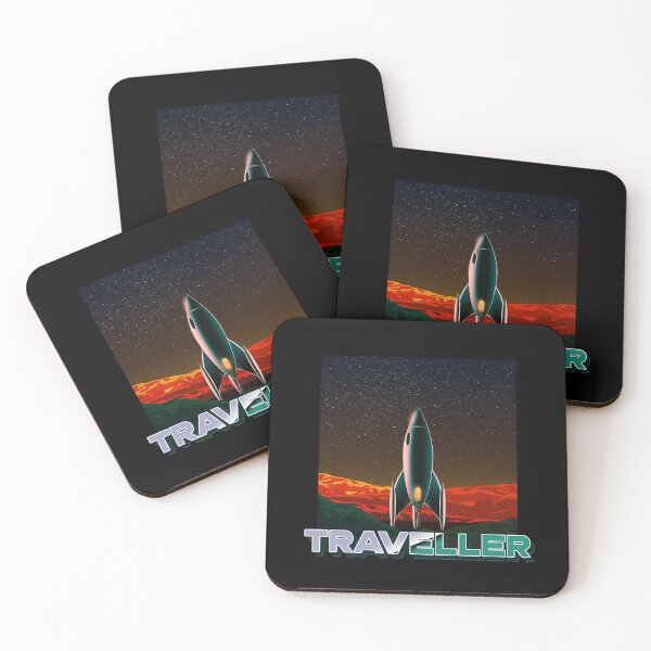 Item preview, Star Traveller RPG Space Travel Poster Ad Retro Futurism Parody Design designed and sold by Candlewood Museum & Gift Shoppe.