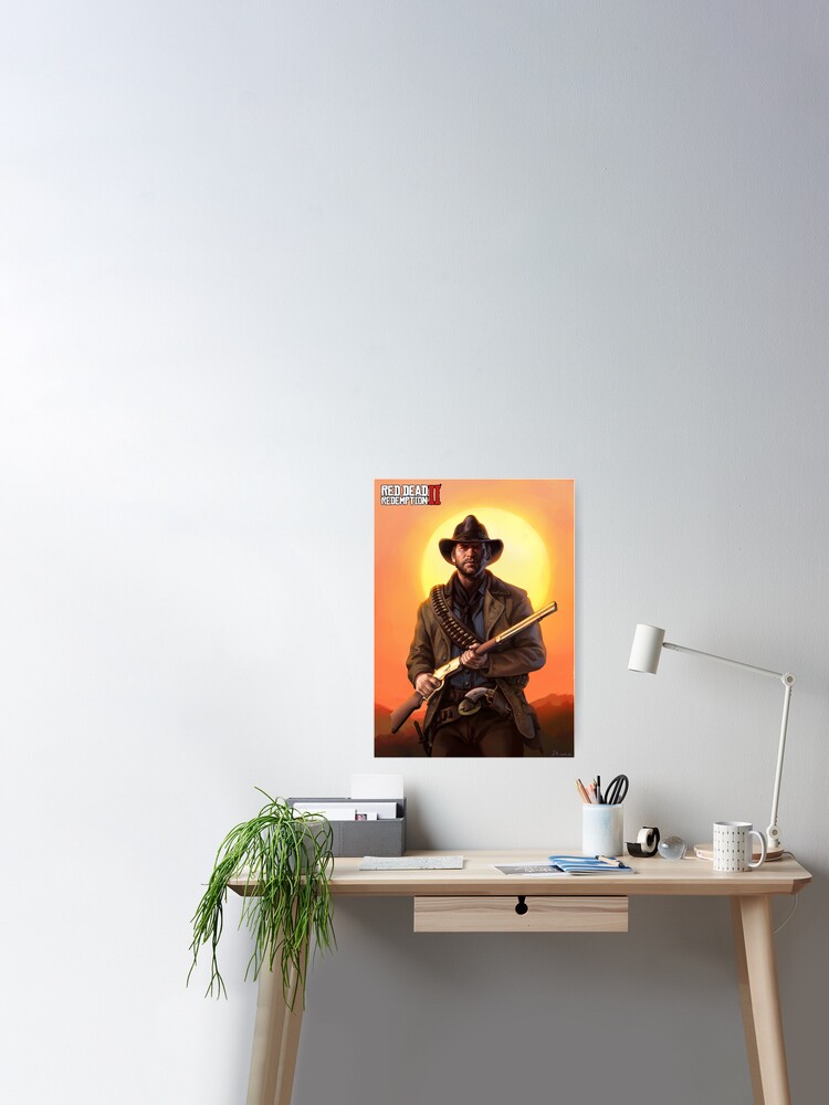 Arthur Morgan Sunrise Artwork Poster for Sale by Vintage-Travler