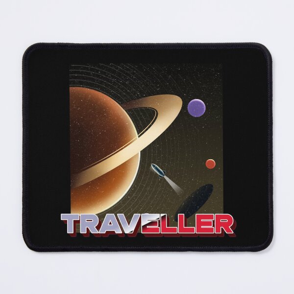 Item preview, Star Traveller RPG Space Travel Poster Ad Retro Futurism Parody Design designed and sold by Candlewood Museum & Gift Shoppe.