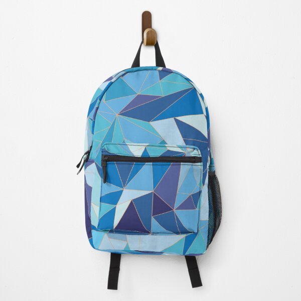 Item preview, Blue Geometric Crystal Pattern designed and sold by Meme Economy.