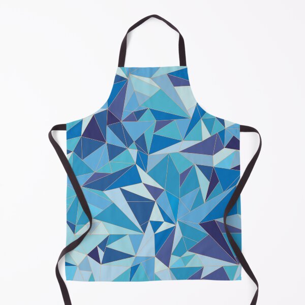 Item preview, Blue Geometric Crystal Pattern designed and sold by Meme Economy.