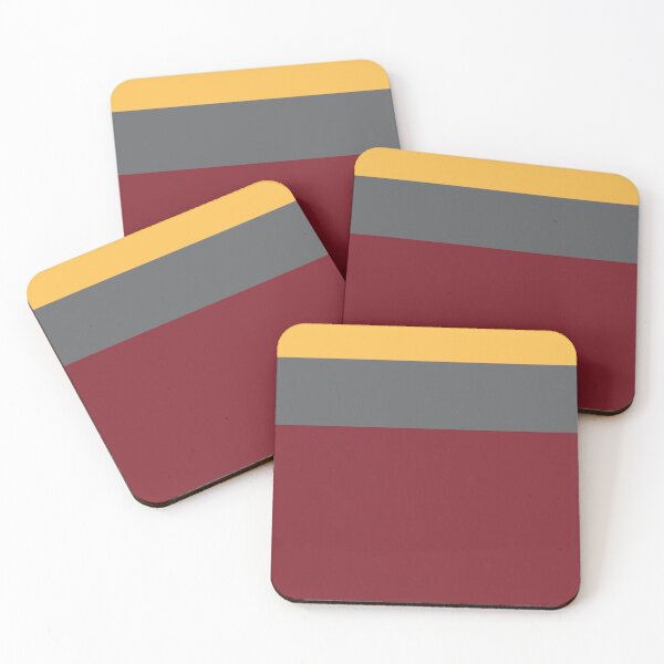 Item preview, Mustard Yellow, Calm Grey and Wine Red Minimalism designed and sold by Abstract-Artist.