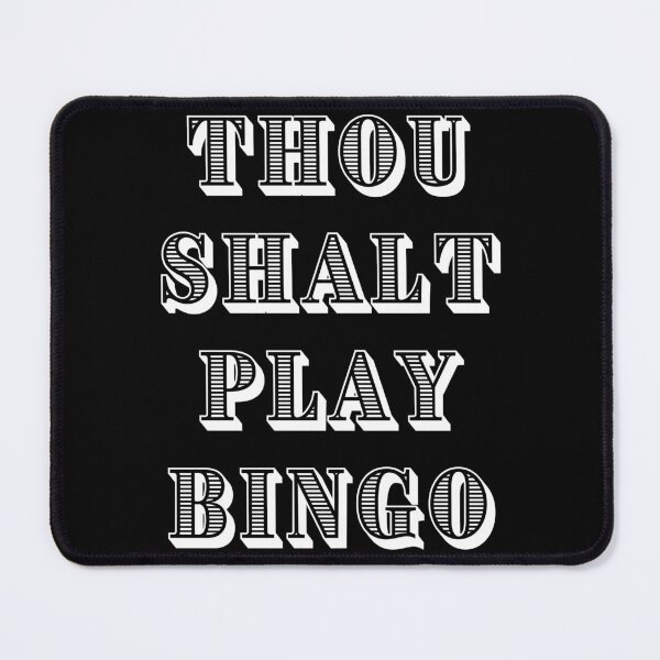 Item preview, Thou Shalt Play Bingo designed and sold by SloganExpress.