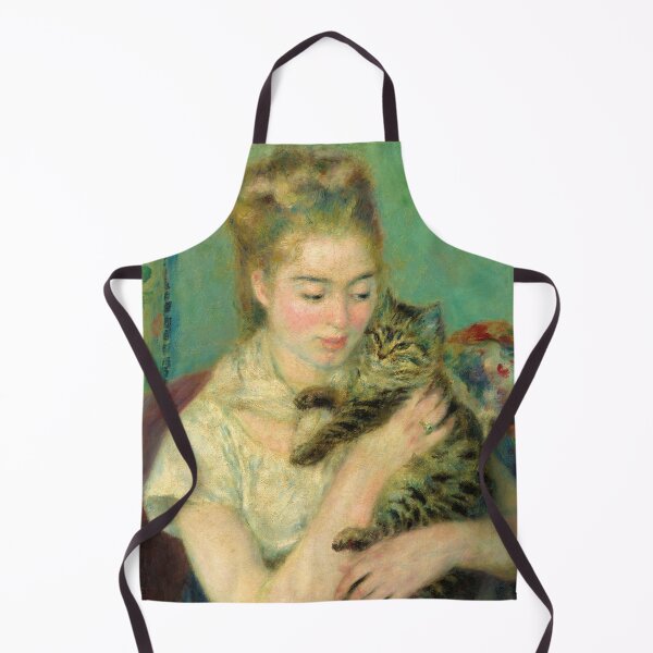 Item preview, Pierre-Auguste Renoir "Woman with a cat" designed and sold by Alexandra Dahl.