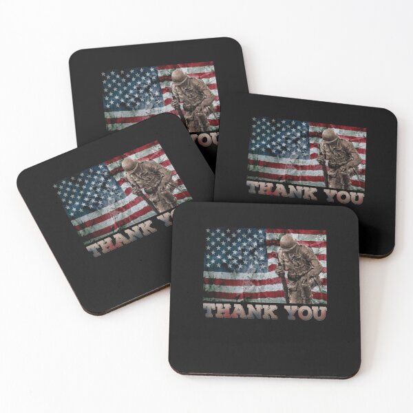 Item preview, Vintage US Flag Veteran Thank You Military Boot Veteran Day designed and sold by Dressed For  Duty.