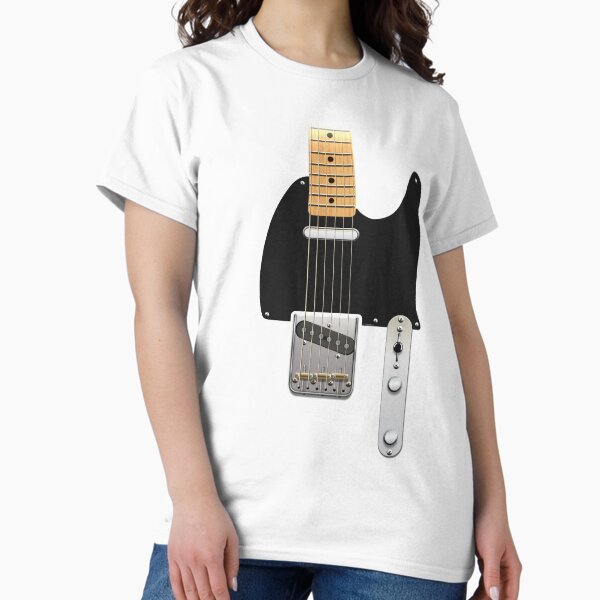Vista previa del artículo con la obra «ILUSTRACIÓN DIGITAL DE GUITARRA ESTILO TELE», diseñado y vendido por WOOFANG.