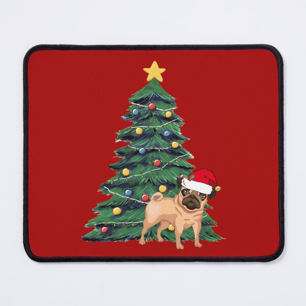 Item preview, Cute Pug Christmas Tree designed and sold by Epic Love Designs.