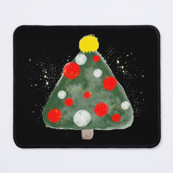 Item preview, Watercolor Decorated Christmas Tree designed and sold by Asaha17.