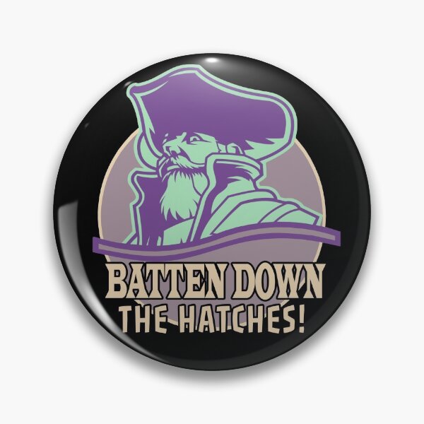 Item preview, Batten Down the Hatches! Pirate designed and sold by TreasureTime.