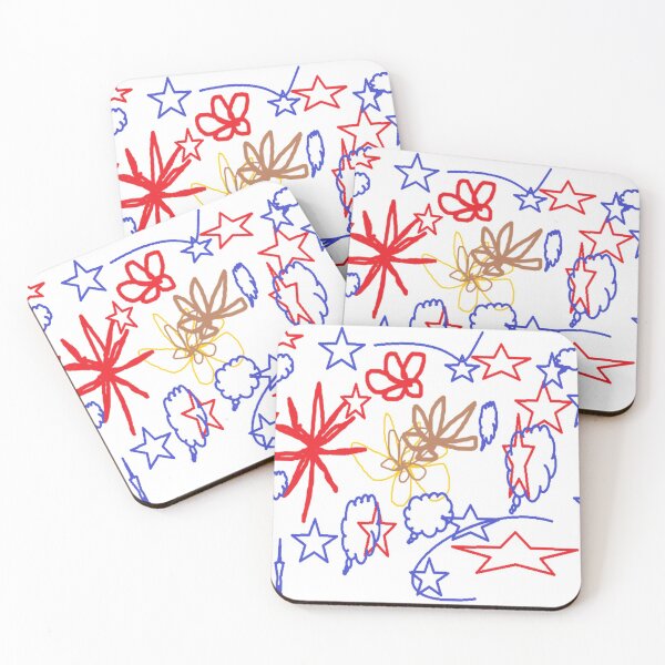 Item preview, Scribbles, Clouds and Stars, Abstract designed and sold by DianeBP.