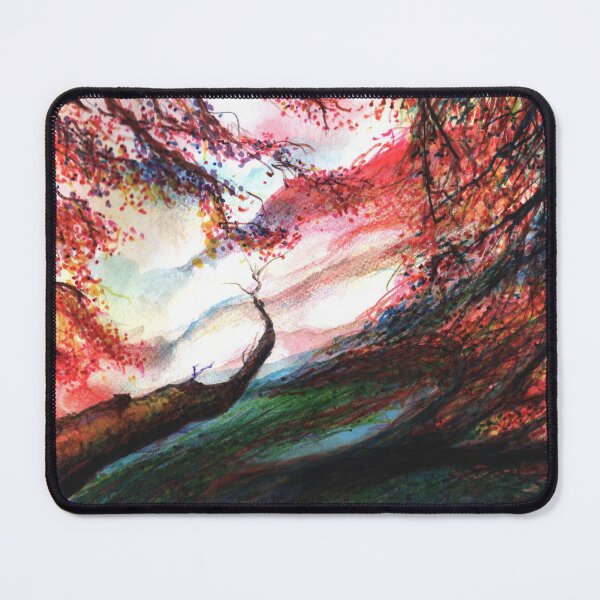Item preview, Trees branching out. Red leaves fall. designed and sold by Sanscapes.