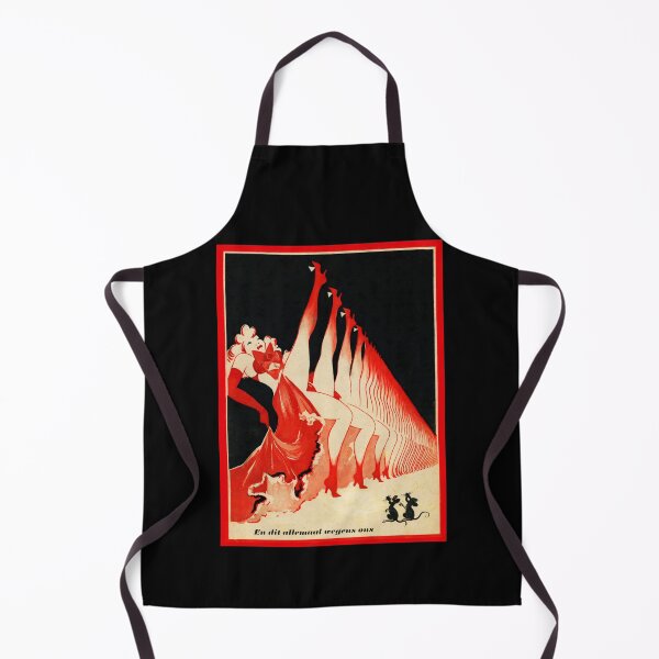 Item preview, Cancan Dancing Girls 1940s Wartime WW2 Memorabilia Can-can Poster Dutch Mice designed and sold by Maljonic.