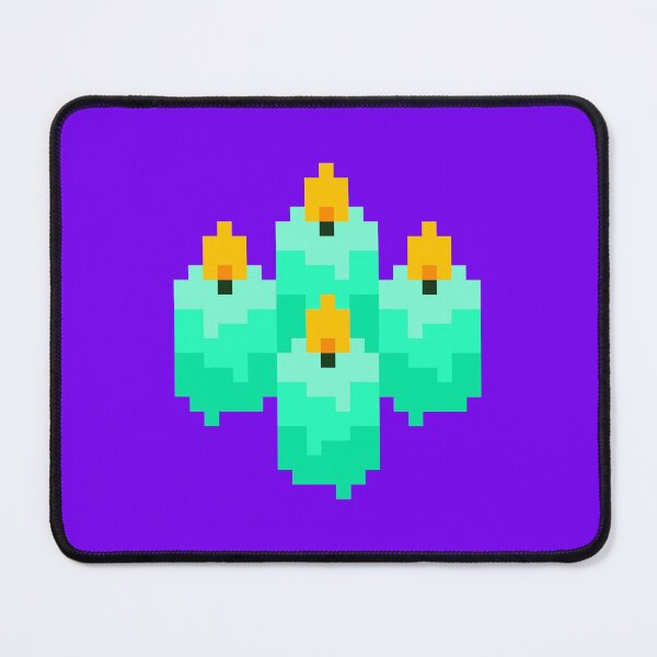 Item preview, Little Cyan Pixel Candles designed and sold by rin3d .