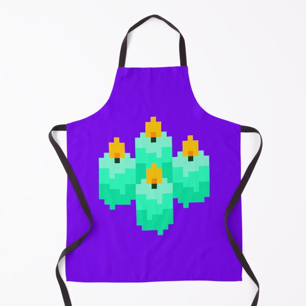 Item preview, Little Cyan Pixel Candles designed and sold by rin3d .