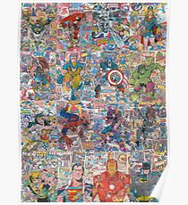 Superheroes Galore Poster