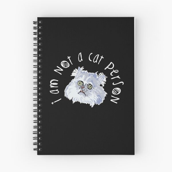 Item preview, Not a cat person black | meme designed and sold by Orloff.