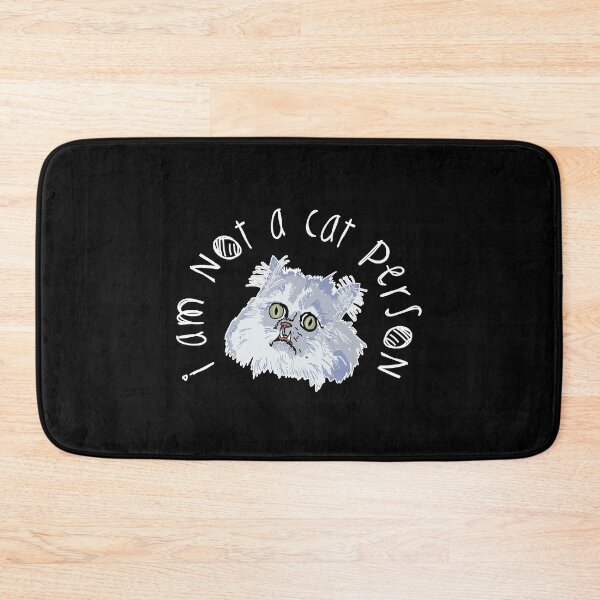 Item preview, Not a cat person black | meme designed and sold by Orloff.