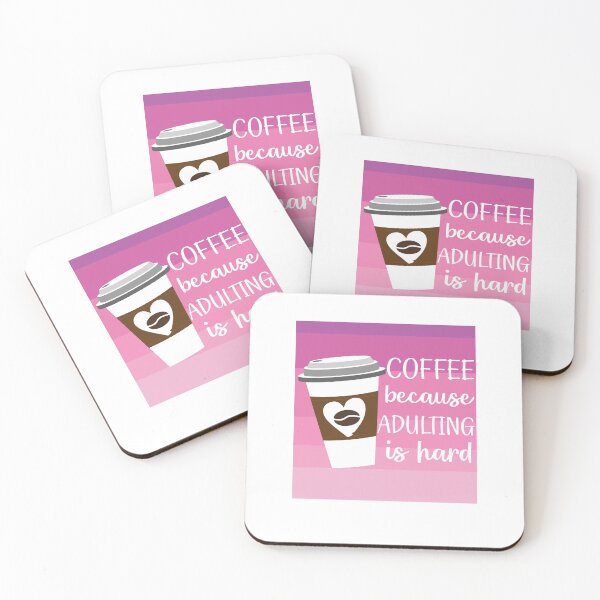 Item preview, Copy of Coffee Because Adulting is Hard designed and sold by zedesigner-.