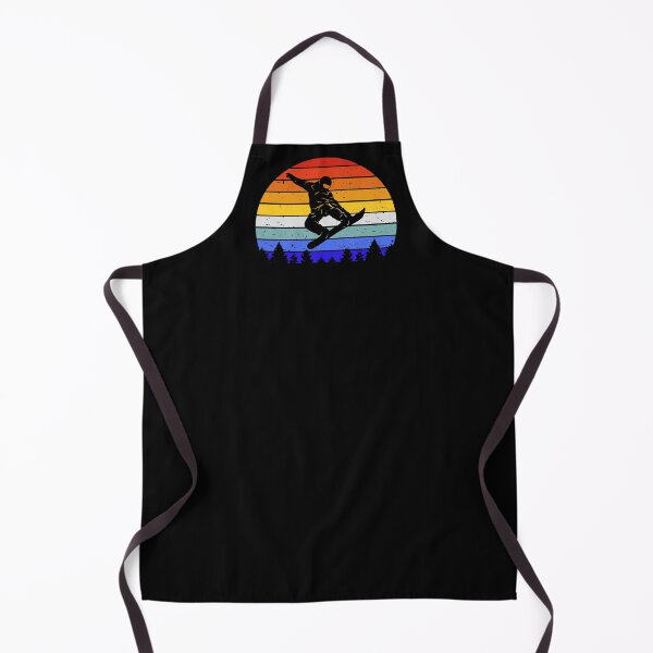 Item preview, Vintage Retro Snowboarder Sunset Snowboard II designed and sold by Lemon Pepper.