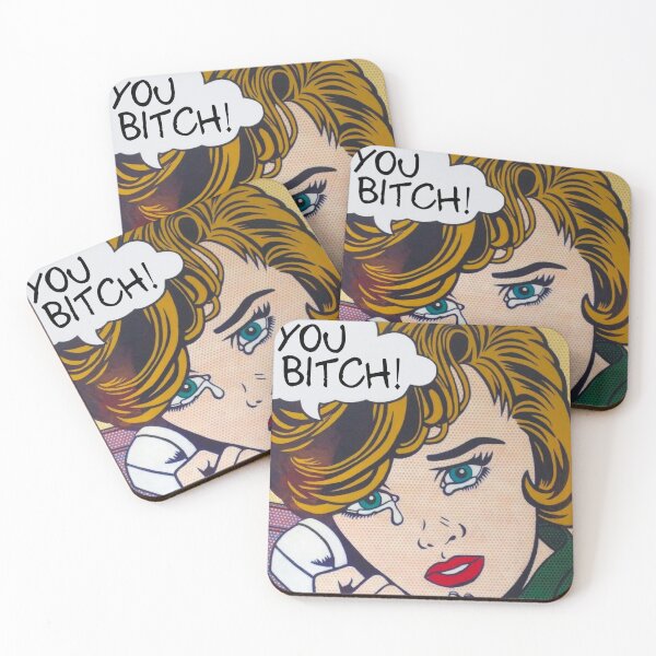 Item preview, Classic Coolio Brand You Bitch Pop Art designed and sold by VintageCoolio13.